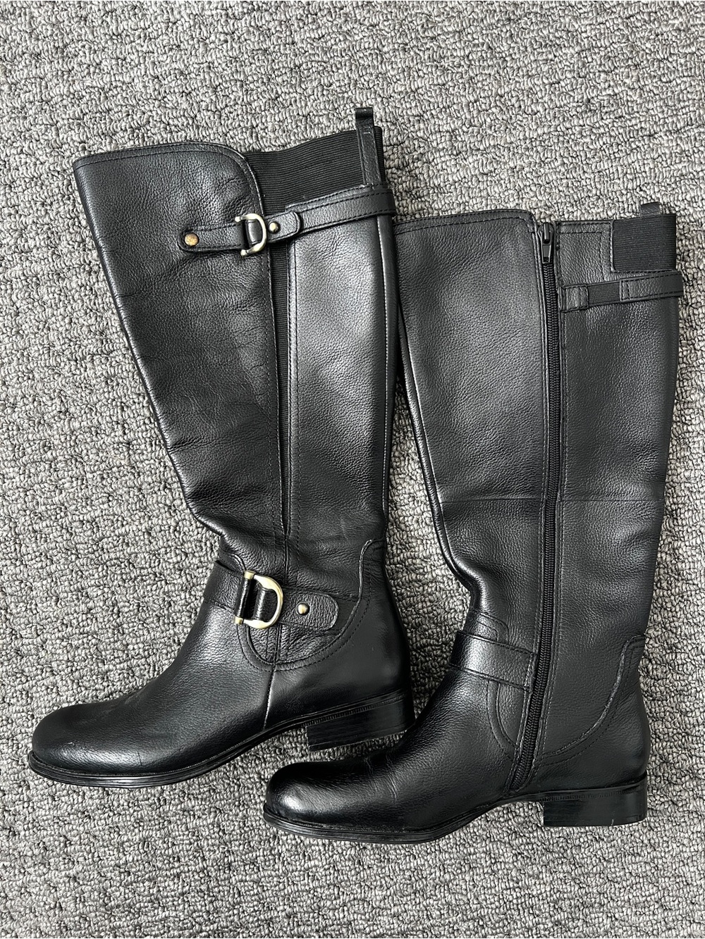 Naturalizer N5 Comfort Women's Leather Tall Boots US 7M Like New
